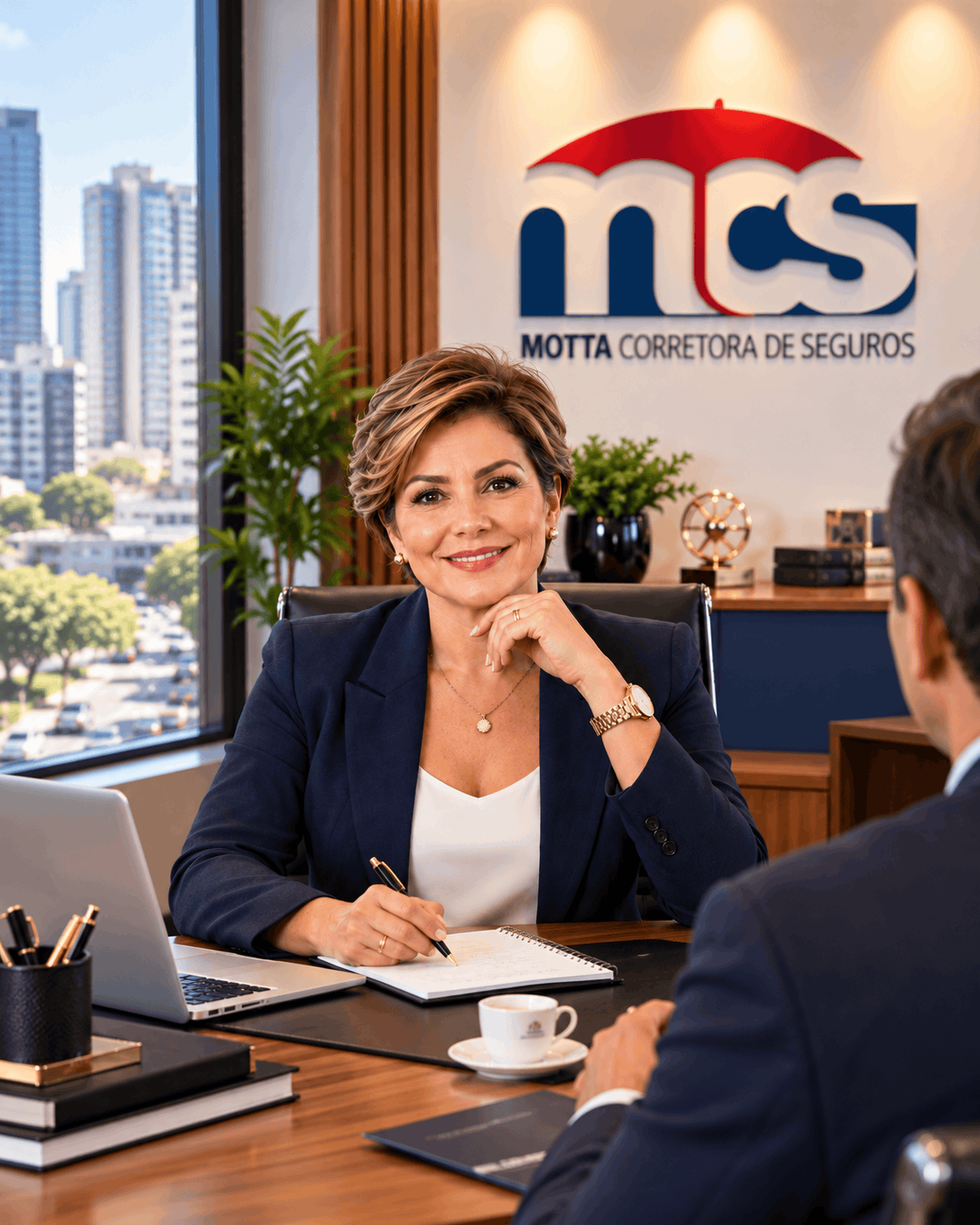 Atendimento Solange Motta Corretagem de Seguros com o corretor